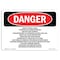 Signmission OSHA Danger Sign, 5" Height, 7" Width, Mixed Stream (Sour) Contains Gas Under Pressure, Landscape OS-DS-D-57-L-2401 - alternate 1